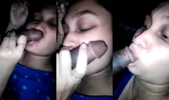 Sexy Desi Girl Sucking Dick