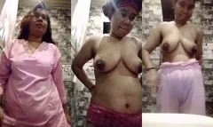 Horny Desi Girl Bathing and Fingering Part 1