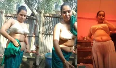 Desi Vlg Bhabhi bathing
