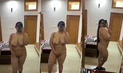Horny Desi Girl Record her Nude Selfie