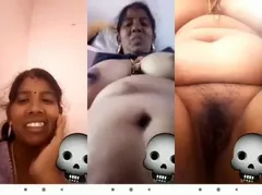 Desi Tamil Bhabhi Shows Nude Body On VC