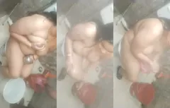 Horny BBW Bhabhi Bathing and Fucking Part 1