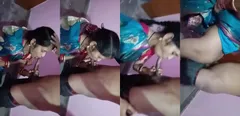 Desi Bhabhi Blowjob and Standing Fucking