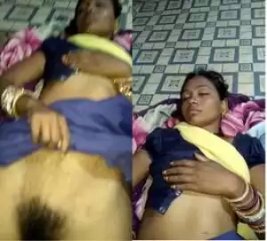 Exclusive- Desi Sleeping Wife Pussy Capture By Hubby