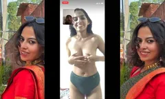 Cute Desi girl Shows For Lover