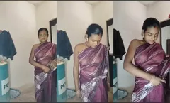 Desi Bhabhi Boobs Visible In Saree