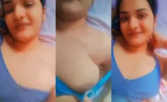 Cute Desi Girl Shows Boob