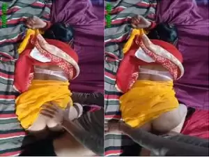 Today Exclusive- Desi Sleeping Wife Romance and Hard Fucked By hubby