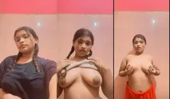 Horny Desi Girl Paly With her Boobs