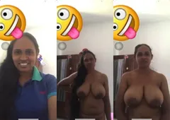 Lankan Teacher Shows Nude Body On VC Part 1