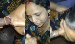 Horny Desi Bhabhi Blowjob
