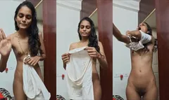 Desi Slim Tamil Wife Nude Video Capture