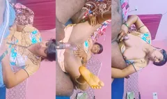 Desi Telugu Bhabhi Blowjob and Fucking