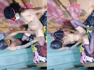 Exclusive- Hubby Gives Nice Body Massage to Wife