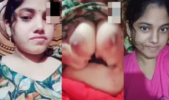 Horny Desi Girl Paly With Her Boobs