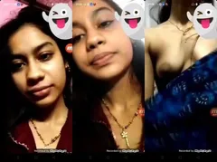 Desi Girl Shows Boobs On VC