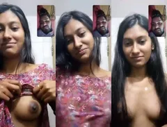 Shy Desi Girl Shows Nude Body On VC