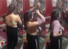 Cute Desi Girl Changing Cloths