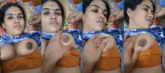 Desi Mallu Wife Boobs pressing By Hubby
