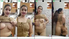 Desi Mal Shows Nude Body On VC