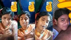 Horny Desi Bhabhi Sucking Boobs
