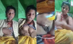 Horny Desi Vlg Bhabhi Shows Her Boobs and pussy