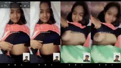 Desi GirlShows Boobs on VC