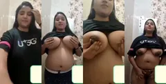 Desi Girl Shows her Big Boobs