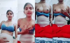 Desi SlimGirl Shows Her Boobs