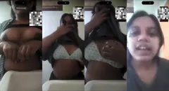 Desi Girl Shows Her Boobs on VC