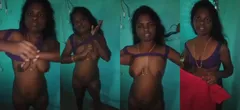 Desi Tamil Bhabhi Wearing Cloths Record by Hubby