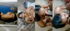 Horny Desi BBW Wife Sucking Dick In Bathroom