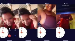 Sexy Desi Boudi Shows Lover On VC