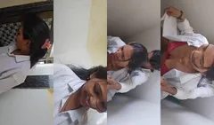 Sexy Desi Wife Romance and Fucking In Washroom