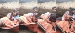 Desi Mallu Lover OutDoor Kissing and Blowjob