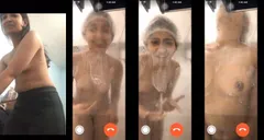Desi Girl Striping and Shows Bathing For Lover