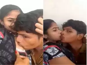 Today Exclusive- Cute Look Tamil Girl Boob Sucking By lover