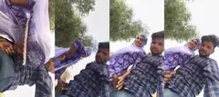 Desi Cheating Wife OutDoor Blowjob and Play With BF Dick