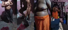 Desi Bhabhi Changing Cloths After Bathing