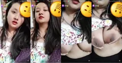 Desi Girl Shows her Big Boobs