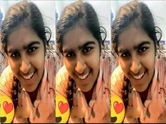 BEAUTIFUL DESI GIRL SQUEEZING BIG BOOBS FINGERING JUICY PUSSY &amp; THICK ASS SHOWING HER TO BF WITH AUDIO ON VC