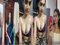 Beautiful Mallu Babe Pressing Boobs Fingering