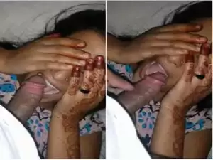Exclusive- Desi Shy Girl Sucking Lover Dick