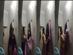 Desi Lady Changing Clothes Hidden Video