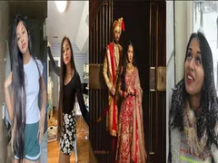 BEAUTIFUL SEXY NRI INFLUENCER MOUTH FUCKED PINCHING NIPPLES & FINGERING WET JUICY PUSSY