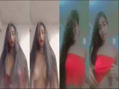 Beautiful Cute Slim Gf Showing Bigboobs