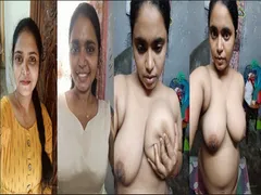 BEAUTIFUL TAMIL GIRL SQUEEZING BIG BOOBS