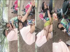 Sexy Kavita Bhabhi OutDoor Bj and Standing Fucking