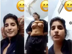 Cute Desi Shy Mal Showing Boobs On VC
