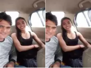 Today Exclusive- Super Cute look Desi Girl hard Fucked by Bf In Car